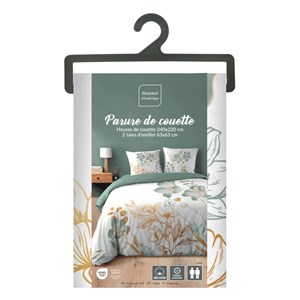 Housse de couette 240x220 + 2 taies