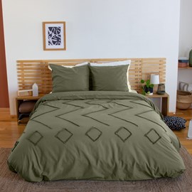 Housse de couette 260x240 + 2 taies
