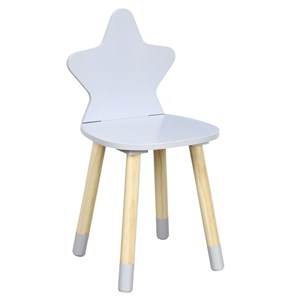 Chaise enfant grise