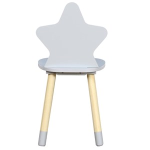 Chaise enfant grise