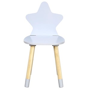 Chaise enfant grise