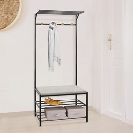 Banc porte-manteaux