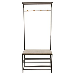 Banc porte-manteaux