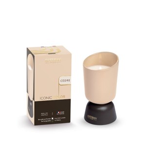 Bougie iconic color 220g  cèdre