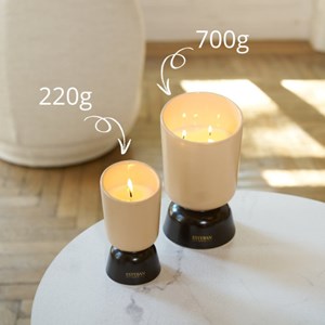 Bougie iconic color 220g  vanille d'or