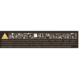 Bougie iconic color 220g  vanille d'or