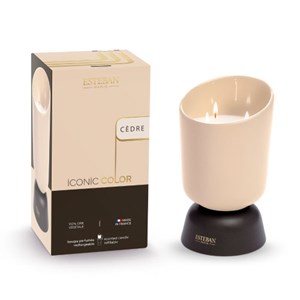 Bougie iconic color 700g  cèdre