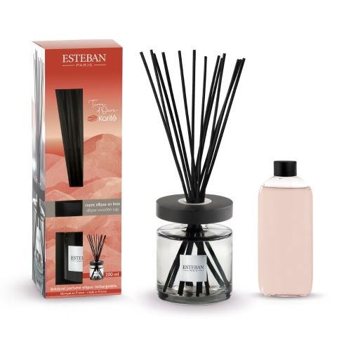 Esteban - Bouquet parfumé ellipse terre d’ocre karité