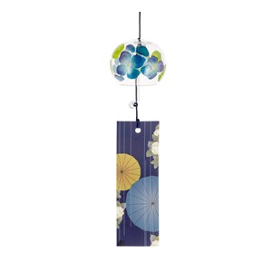 Cloche furin cristal ajisai 5cm