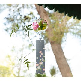 Cloche furin cristal asagao 7cm