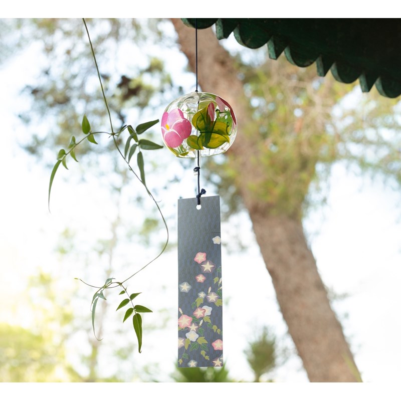 Cloche furin cristal asagao 7cm