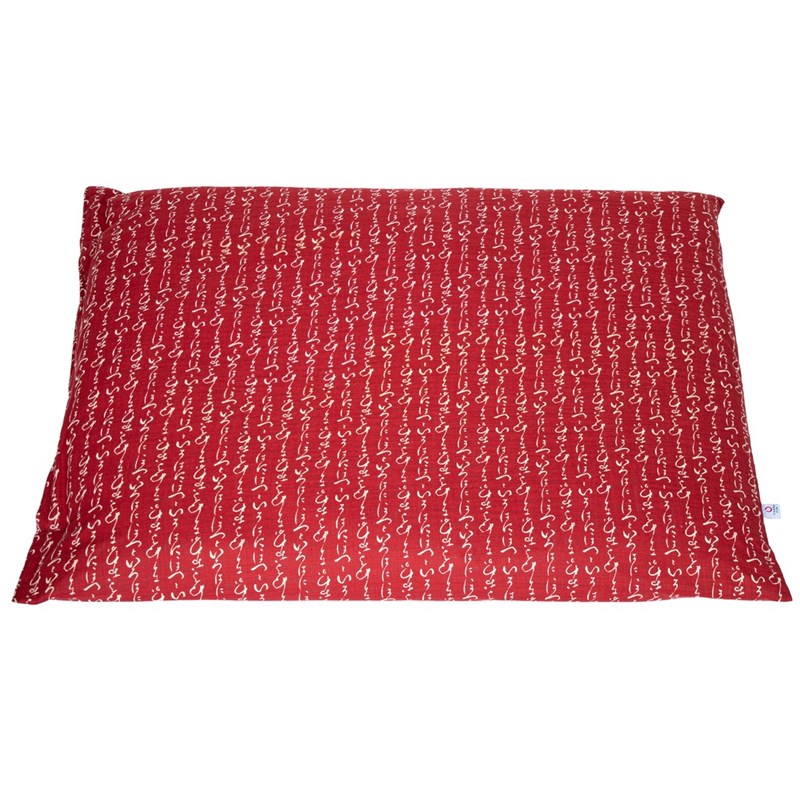 Zabuton hiragana grenat