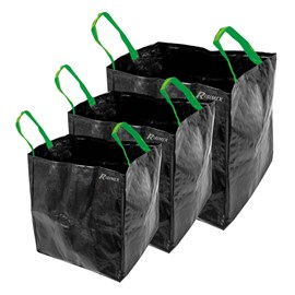 Lot de 3 sacs multifonctions avec anses 70-100 et 170 litres