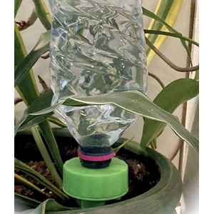 Distributeurs irrigation sur pic hauteur 21cm avec réglage de débit en lot de 2