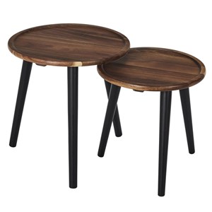 Lot de 2 tables gigognes