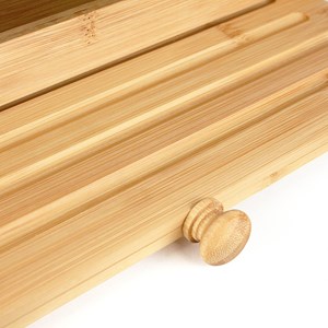 Boîte à pain bambou, 37,5x23,5 cm, planche à découper