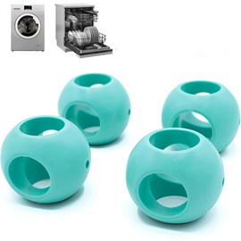 Lot de 4 boule magnétique fishtec anticalcaire pour lave-vaisselle et