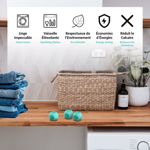 Fishtec - lot de 4 boule magnétique anticalcaire