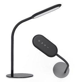 Fishtec lampe de bureau led tactile – réglable 3 modes lumière (naturelle,