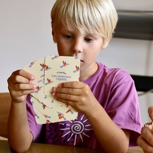 Jeu de 7 familles, les animaux rigolos