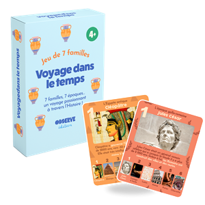 Jeu de 7 familles, voyage dans le temps