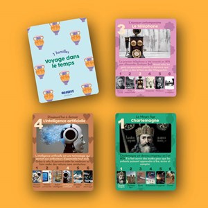 Jeu de 7 familles, voyage dans le temps