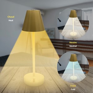 Lampe tactile sans fil fishtec style