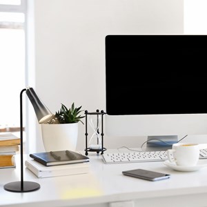 Lampe de bureau fishtec torche batterie rechargeable usb tactile