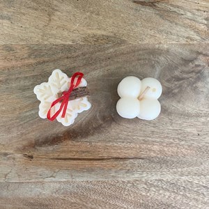 Petites bougies artisanales - lot de 2
