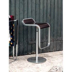 Tabouret en aluminium brossé n°506