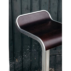 Tabouret en aluminium brossé n°506