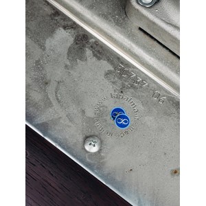 Tabouret en aluminium brossé n°506