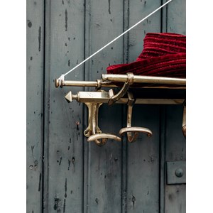 Porte-manteaux mural en laiton n°106