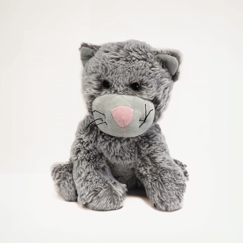 Peluche bouillotte chat dehoussable warmies