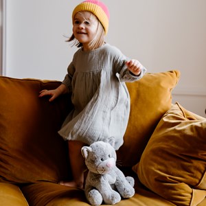 Peluche bouillotte chat dehoussable warmies