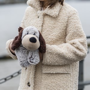 Peluche bouillotte chien dehoussable warmies