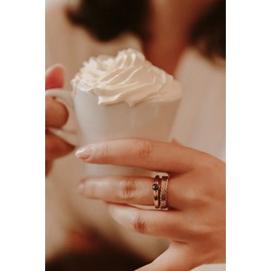 Bague ajustable tendance et rock - gaby