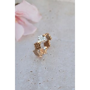 Bague fine et ajustable  azulejos- graça