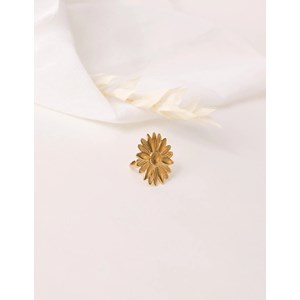 Bague ajustable grande fleur - marguerite