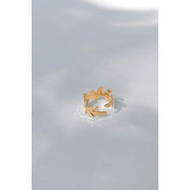 Bague ajustable originale et florale matisse