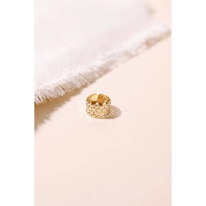 Bague ajustable martelée dentelle - roméo