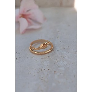 Bague ajustable serpent - kaa