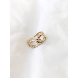 Bague ajustable intemporelle nœud  - thaïs