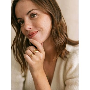 Bague ajustable intemporelle nœud  - thaïs