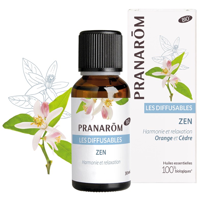 Pranarom - huile essentielle à diffuser zen - bio - 30 ml
