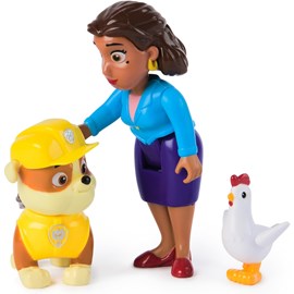 Paw patrol - figurines hero pup core rub