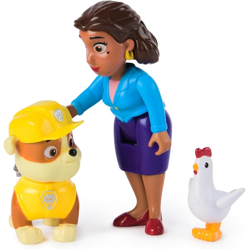 Paw patrol - figurines hero pup core rub