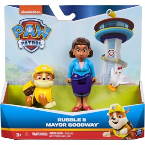 Paw patrol - figurines hero pup core rub