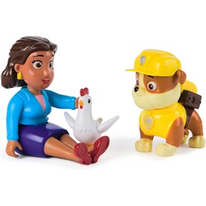Paw patrol - figurines hero pup core rub