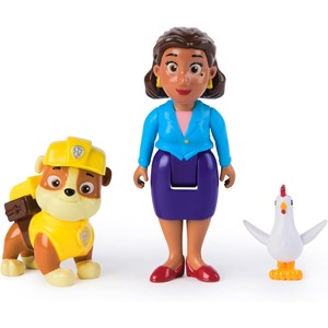 Paw patrol - figurines hero pup core rub